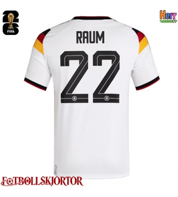 Tyskland David Raum #22 Hemmatröja VM 2026 Kortärmad